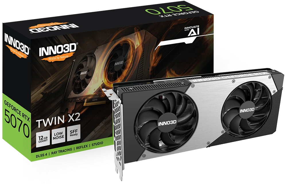 INNO3D GeForce RTX 5070 TWIN X2